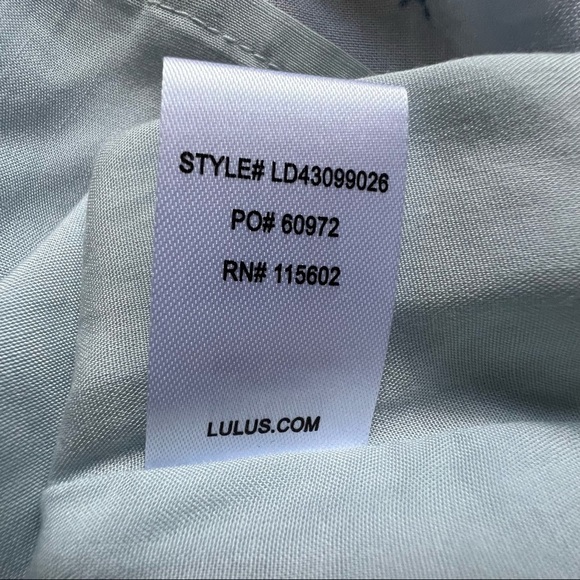 Lulus X LUSH Ruffle Luck Blue Tie-Dye Ruffled Midi Dress - Picture 7 of 12